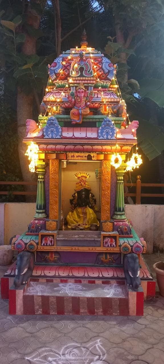 Temple on the premises — marriage hall near Mayuranathar temple